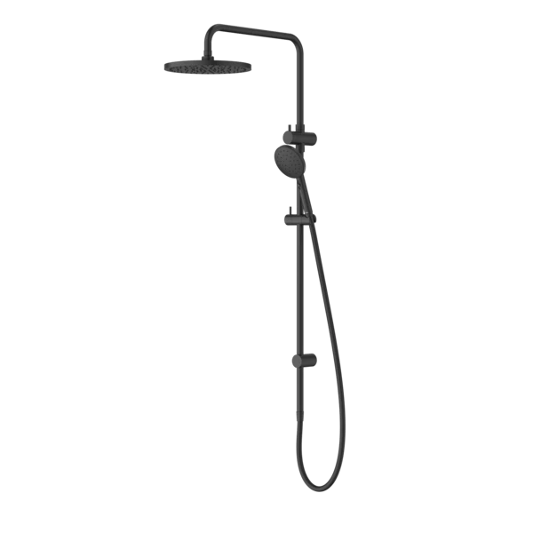 Minimalist MK2 Twin Shower System | Methven Minimalist MK2 Twin Shower System | Methven -HERA Bathware Sales minimalist mk2 twin shower system methvenmatte blackshower systemmethven 489443