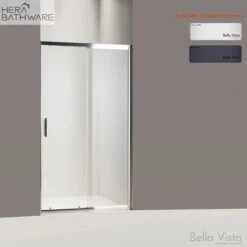 Front Page 5 Front Page -HERA Bathware Sales miramar sliding semi framed shower screen 1950mm front only multiple sizes1100 1200mmchromeshower screenbella vista 510435