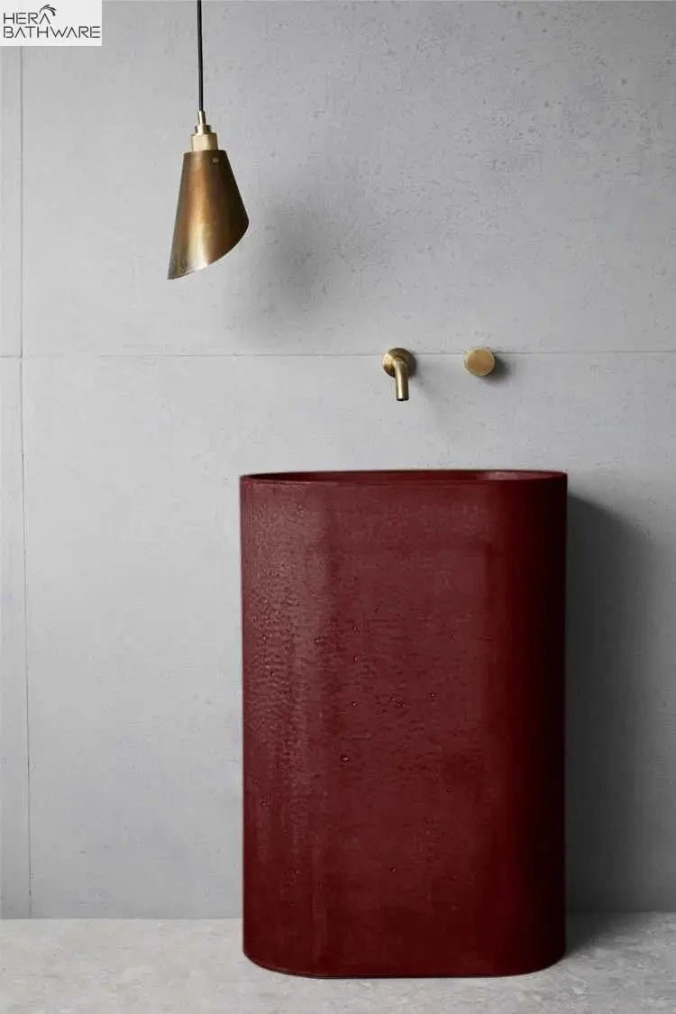 Molli Freestanding Basin (formerly Tropez) Molli Freestanding Basin (formerly Tropez) -HERA Bathware Sales molli freestanding basin formerly tropezblush pinknood co 138149