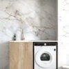 NATURAL OAK BASE LAUNDRY CABINET WITH STONE TOP AND SINK 1300X600X900MM -HERA Bathware Sales natural oak base laundry cabinet with stone top and sink 1300x600x900mmbrushed goldpure white quartz toplaundry cabinetotti 746686