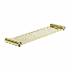 New MECCA Shower Shelf -HERA Bathware Sales new mecca shower shelfbrushed goldshower shelfnero tapware 922131