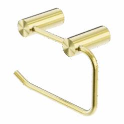 New MECCA Toilet Roll Holder -HERA Bathware Sales new mecca toilet roll holderbrushed goldtoilet roll holdernero tapware 790538
