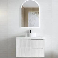 Noosa 900mm Satin White Wall Hung Vanity 4 Noosa 900mm Satin White Wall Hung Vanity -HERA Bathware Sales noosa 900mm satin white wall hung vanityvanitiesotti 421865