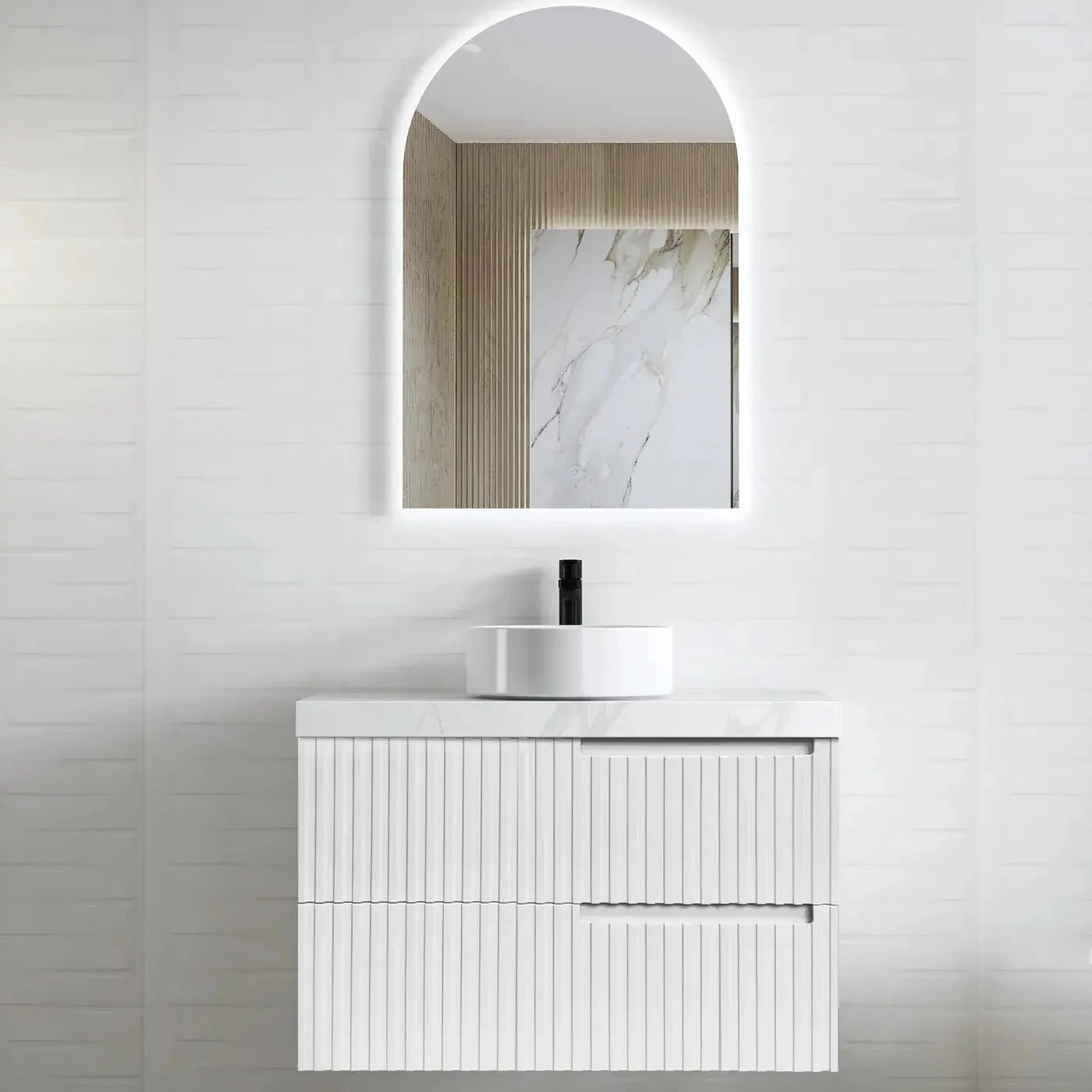 Noosa 900mm Satin White Wall Hung Vanity Noosa 900mm Satin White Wall Hung Vanity -HERA Bathware Sales noosa 900mm satin white wall hung vanityvanitiesotti 421865