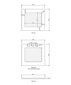 Noosa Matte White Fluted Laundry Cabinet -HERA Bathware Sales noosa matte white fluted laundry cabinetbrushed goldpure white quartz toplaundry cabinetotti 136789