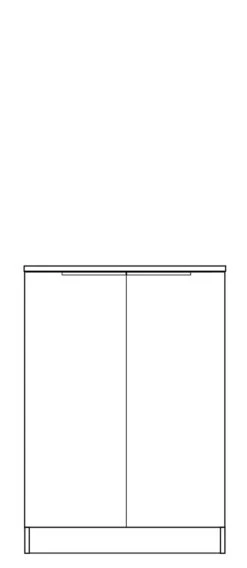 Noosa Matte White Fluted Laundry Cabinet -HERA Bathware Sales noosa matte white fluted laundry cabinetbrushed goldpure white quartz toplaundry cabinetotti 556649