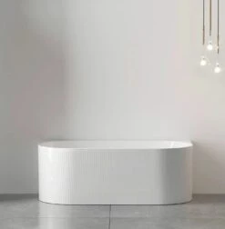 NORA Matte White Corner/Back To Wall Bathtub -HERA Bathware Sales nora matte white cornerback to wall bathtubmatte white1500mmbathtubotti 873462