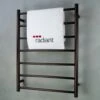 Oil Rubbed Bronze Round Heated Ladder Towel Rails (240V) 1 Oil Rubbed Bronze Round Heated Ladder Towel Rails (240V) -HERA Bathware Sales oil rubbed bronze round heated ladder towel rails 240vbrushed bronze600w800hmm 7 bars square barsheated towel railradiant 890300