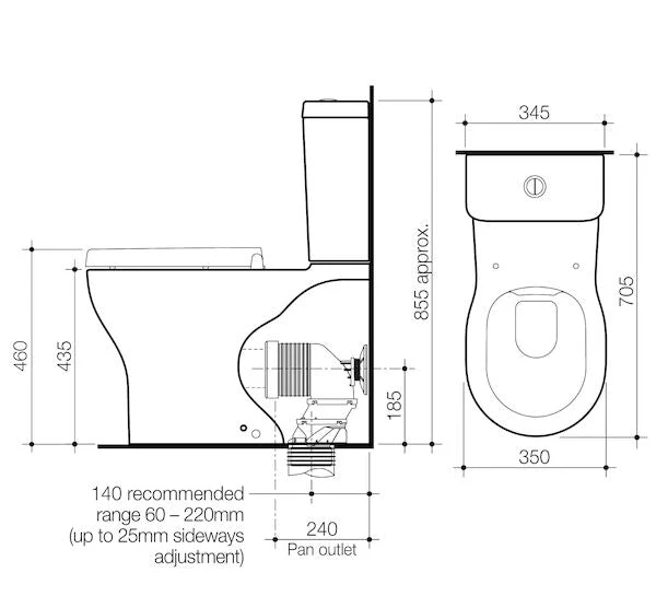 OPAL Cleanflush Easy Height Wall Faced Close Coupled Suite | CAROMA OPAL Cleanflush Easy Height Wall Faced Close Coupled Suite | CAROMA -HERA Bathware Sales opal cleanflush easy height wall faced close coupled suite caromadouble flap seat anthracite greytoiletcaroma 977885
