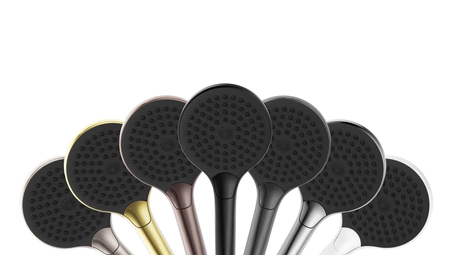 Opal Hand Shower Bracket with Air Shower II | Nero Opal Hand Shower Bracket With Air Shower II | Nero -HERA Bathware Sales opal hand shower bracket with air shower ii nerobrushed bronzehand showernero tapware 446649