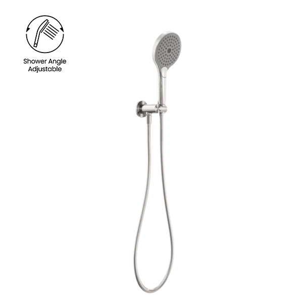 Opal Hand Shower Bracket with Air Shower II | Nero Opal Hand Shower Bracket With Air Shower II | Nero -HERA Bathware Sales opal hand shower bracket with air shower ii nerobrushed goldhand showernero tapware 412155