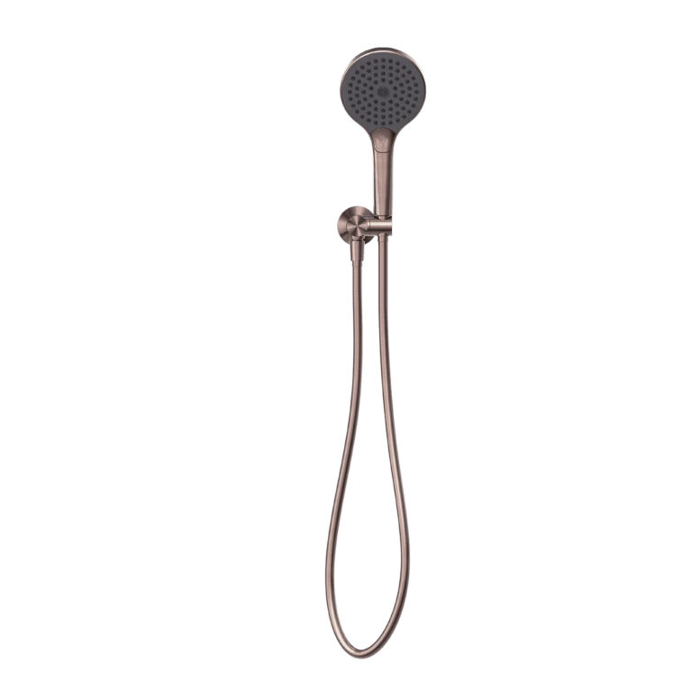 Opal Hand Shower Bracket with Air Shower II | Nero Opal Hand Shower Bracket With Air Shower II | Nero -HERA Bathware Sales opal hand shower bracket with air shower ii nerobrushed nickelhand showernero tapware 419014