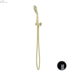 Opal Hand Shower Bracket With Air Shower | Nero 6 Opal Hand Shower Bracket With Air Shower | Nero -HERA Bathware Sales opal hand shower bracket with air shower nerobrushed goldhand showernero tapware 578964