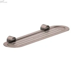Opal Metal Shelf -HERA Bathware Sales opal metal shelfbrushed bronzeshower shelfnero tapware 881129