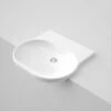 OPAL Sole Semi Recessed Basin 550mm | CAROMA