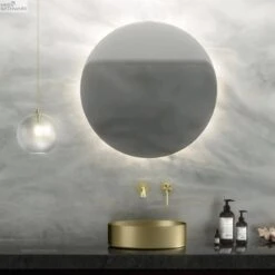 OPAL Stainless Steel Round Basin 400mm | NERO | NRB401R 4 OPAL Stainless Steel Round Basin 400mm | NERO | NRB401R -HERA Bathware Sales opal stainless steel round basin 400mm nero nrb401rbrushed goldabove counter basinnero tapware 524526