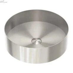 OPAL Stainless Steel Round Basin 400mm | NERO | NRB401R 6 OPAL Stainless Steel Round Basin 400mm | NERO | NRB401R -HERA Bathware Sales opal stainless steel round basin 400mm nero nrb401rbrushed nickelabove counter basinnero tapware 894458