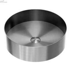 OPAL Stainless Steel Round Basin 400mm | NERO | NRB401R 7 OPAL Stainless Steel Round Basin 400mm | NERO | NRB401R -HERA Bathware Sales opal stainless steel round basin 400mm nero nrb401rgraphiteabove counter basinnero tapware 665827