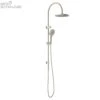 OPAL Twin Shower Set | Nero -HERA Bathware Sales opal twin shower set nerobrushed nickelshower setnero tapware 353503