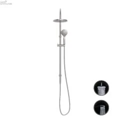 Opal Twin Shower With Air Shower | Nero -HERA Bathware Sales opal twin shower with air shower nerobrushed goldshower setnero tapware 948570