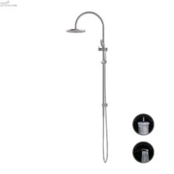 Opal Twin Shower With Air Shower | Nero