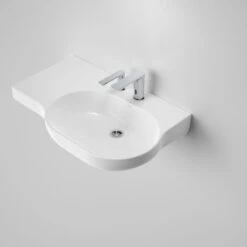 OPAL Wall Basin 720mm Left Hand Shelf | CAROMA -HERA Bathware Sales opal wall basin 720mm left hand shelf caroma2 tap hole lhbasincaroma 154651