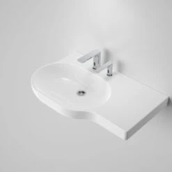 OPAL Wall Basin 720mm Right Hand Shelf | CAROMA -HERA Bathware Sales opal wall basin 720mm right hand shelf caroma2 tap hole rhbasincaroma 990180