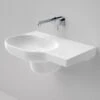 OPAL Wall Basin 720mm Right Hand Shelf | CAROMA 2 OPAL Wall Basin 720mm Right Hand Shelf | CAROMA -HERA Bathware Sales opal wall basin 720mm right hand shelf caromano tapbasincaroma 844573