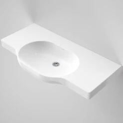 OPAL Wall Basin 900mm Twin Shelf | CAROMA