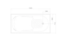 ORIGIN 1525/1675mm Drop In Bath -HERA Bathware Sales origin 15251675mm drop in bath1700mmbathtubstylus 390888
