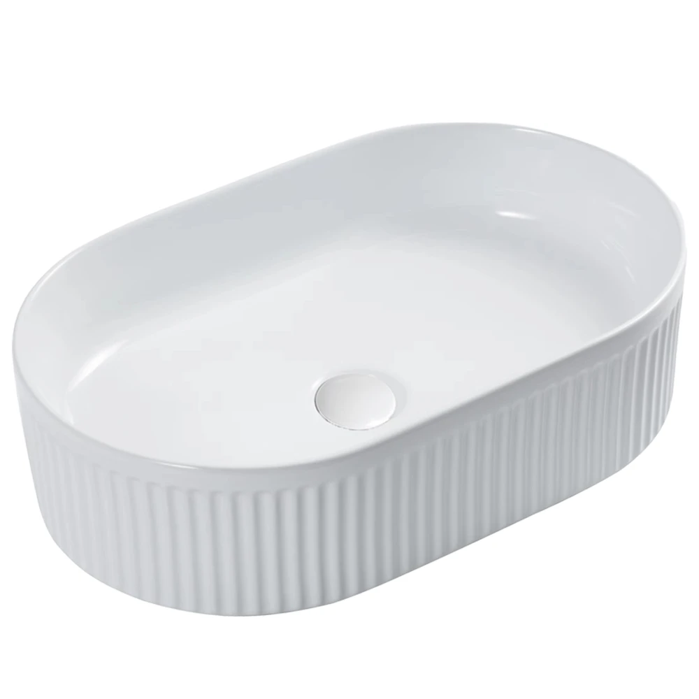 Oval Above Counter Grooved Basin Oval Above Counter Grooved Basin -HERA Bathware Sales oval above counter grooved basingloss whiteabove counter basinbest bm 919149