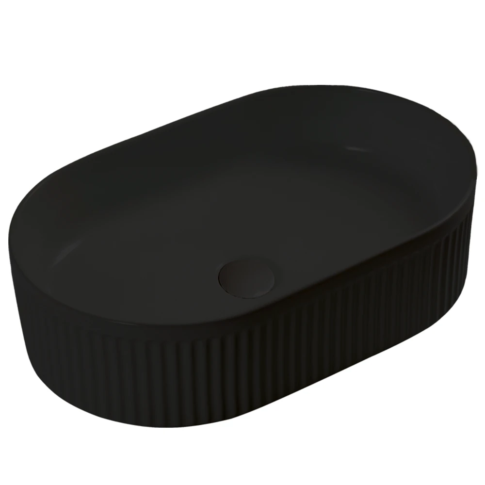 Oval Above Counter Grooved Basin Oval Above Counter Grooved Basin -HERA Bathware Sales oval above counter grooved basinmatte blackabove counter basinbest bm 897574