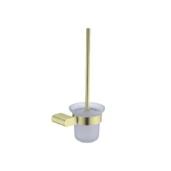 Overstock | Brand New BIANCA Toilet Brush Holder Brushed Gold