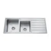 Paris Handmade Left Hand Bowls Kitchen Sink - 1200mm