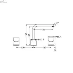 PEARL Basin Mixer Set -HERA Bathware Sales pearl basin mixer setgun metalbasin mixernero tapware 146419