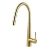 Pentro Brushed Yellow Gold Pull Out Kitchen Mixer KT21.04 -HERA Bathware Sales pentro brushed yellow gold pull out kitchen mixer kt2104kitchen mixeraquaperla 969731
