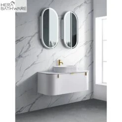 Plateau 1500mm Wall Hung Vanity | Single Bowl -HERA Bathware Sales plateau 1500mm wall hung vanity single bowlcabinet onlymatte whitevanitiessunny group 158493