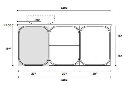 Port | 1200mm Wall Hung Vanity Port | 1200mm Wall Hung Vanity -HERA Bathware Sales port 1200mm wall hung vanitycenter bowlcaesarstonedekton above countervanitiesmarquis 564366