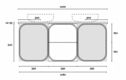 Port | 1200mm Wall Hung Vanity 5 Port | 1200mm Wall Hung Vanity -HERA Bathware Sales port 1200mm wall hung vanitycenter bowlcaesarstonedekton above countervanitiesmarquis 603059