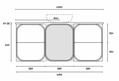 Port | 1200mm Wall Hung Vanity 4 Port | 1200mm Wall Hung Vanity -HERA Bathware Sales port 1200mm wall hung vanitycenter bowlcaesarstonedekton above countervanitiesmarquis 701025
