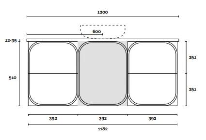 Port | 1200mm Wall Hung Vanity Port | 1200mm Wall Hung Vanity -HERA Bathware Sales port 1200mm wall hung vanitycenter bowlcaesarstonedekton above countervanitiesmarquis 701025