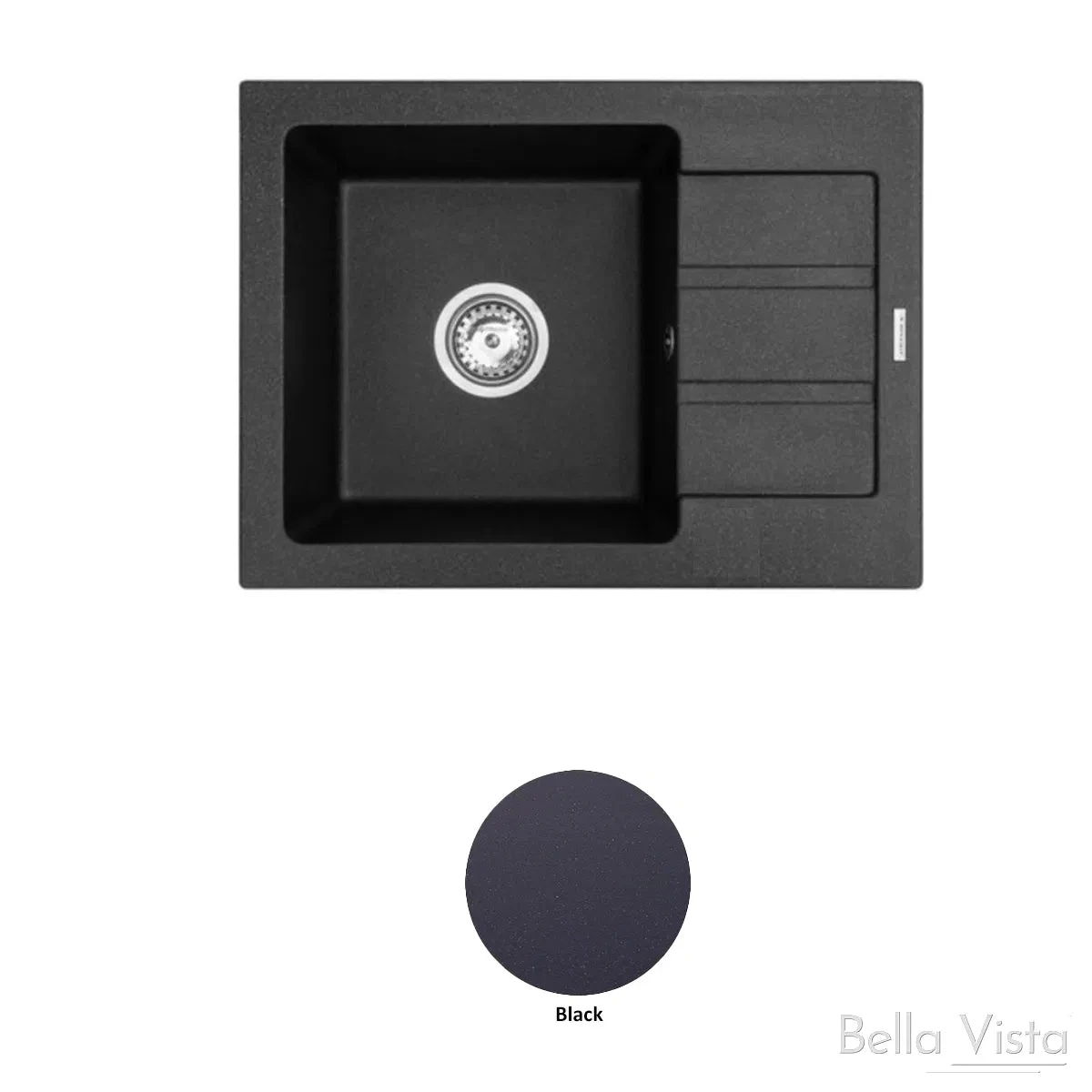 Pradus Graphite Carbon Kitchen Sinks | Bella Vista Pradus Graphite Carbon Kitchen Sinks | Bella Vista -HERA Bathware Sales pradus graphite carbon kitchen sinks bella vistablack620 x 440mmkitchen sinkbella vista 498771