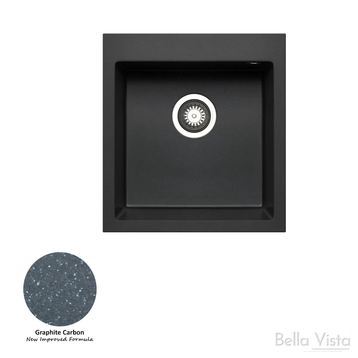 Pradus Graphite Carbon Kitchen Sinks | Bella Vista Pradus Graphite Carbon Kitchen Sinks | Bella Vista -HERA Bathware Sales pradus graphite carbon kitchen sinks bella vistagraphite carbon460 x 500mmkitchen sinkbella vista 696857