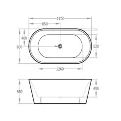 Prato Oval Shape Free Standing Bathtub - Matte White 6 Prato Oval Shape Free Standing Bathtub - Matte White -HERA Bathware Sales prato oval shape free standing bathtub matte whitematte white1500mmbathtubbnk 484478