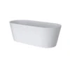 Prato Plus Free Standing Bathtub - Gloss White 1 Prato Plus Free Standing Bathtub - Gloss White -HERA Bathware Sales prato plus free standing bathtub gloss whitegloss white1420mmbathtubbnk 862721