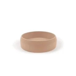 PRISM CIRCLE BASIN - WALL HUNG -HERA Bathware Sales prism circle basin wall hungpastel peachnood co 749355