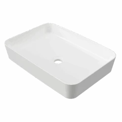 Quill Basin 600mm White Gloss -HERA Bathware Sales quill basin 600mm white glossgloss whitetimberline 822416