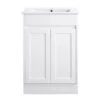 Quinn Free Standing Vanity - 600mm -HERA Bathware Sales quinn free standing vanity 600mmgloss whitevanitiessunny group 948222