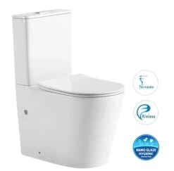 Radiant 3 Colours Tornado Rimless Toilet