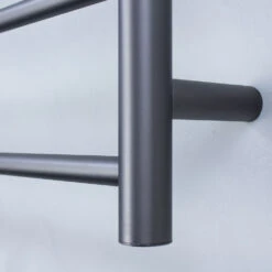 Radiant Round Ladder Towel 7 Bars 600x800mm RTR01 (240V) | Radiant -HERA Bathware Sales radiant round ladder towel 7 bars 600x800mm rtr01 240vbottom leftbrushed nickelheated towel railradiant 881585